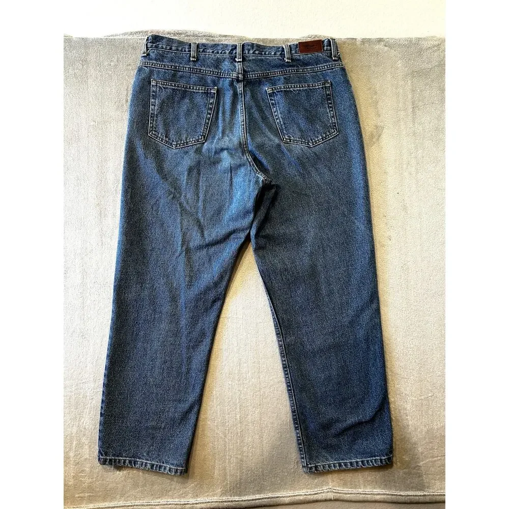 L.L. Bean Comfort Waist Straight Leg 100% Cotton Jeans Size‎ 38x30 Men's
